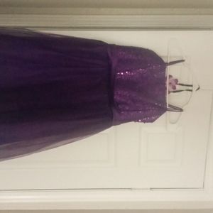A mini prom dress